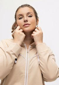 Ulla Popken Tröja med dragkedja - dark gray