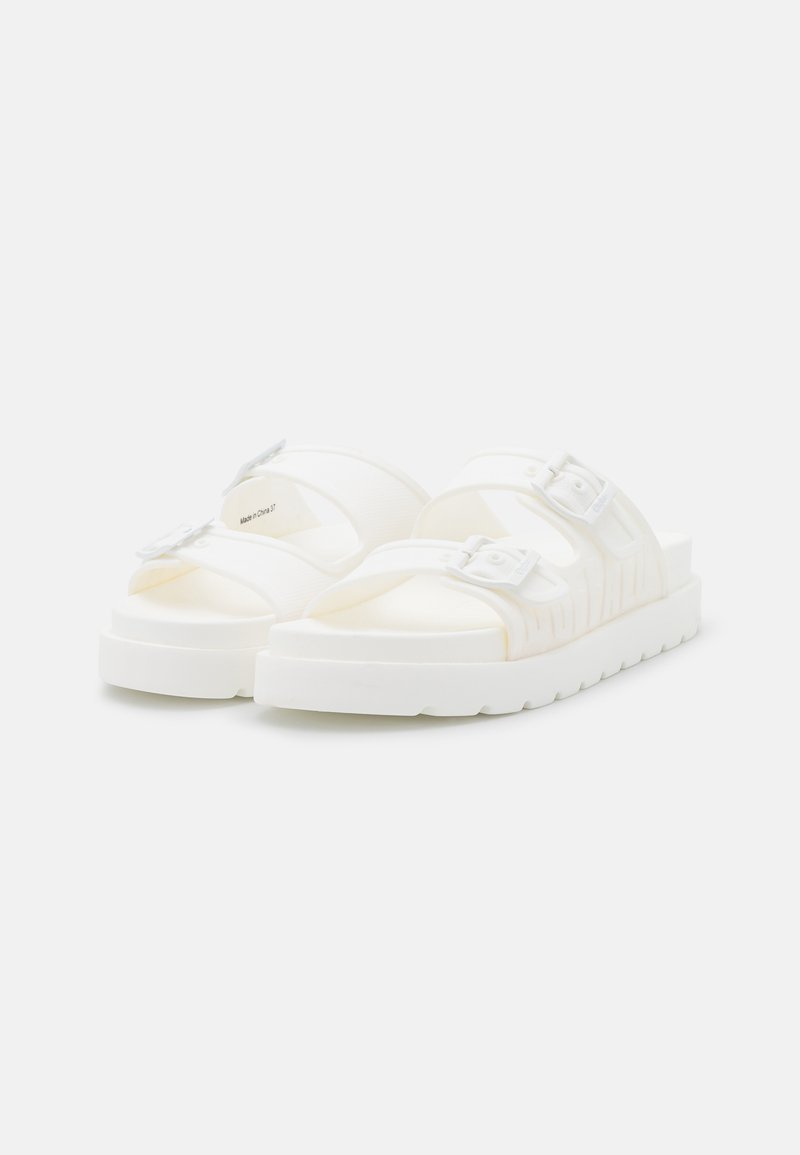 Damen Sneaker | Buffalo EVE SOL Pantolette flach white/weiß - SO56920 Damen Sneaker | Buffalo EVE SOL Pantolette flach white/weiß - SO56920
