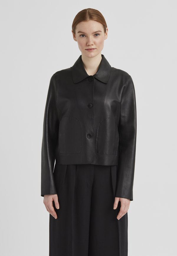 MSCANNA - Lederjacke - schwarz