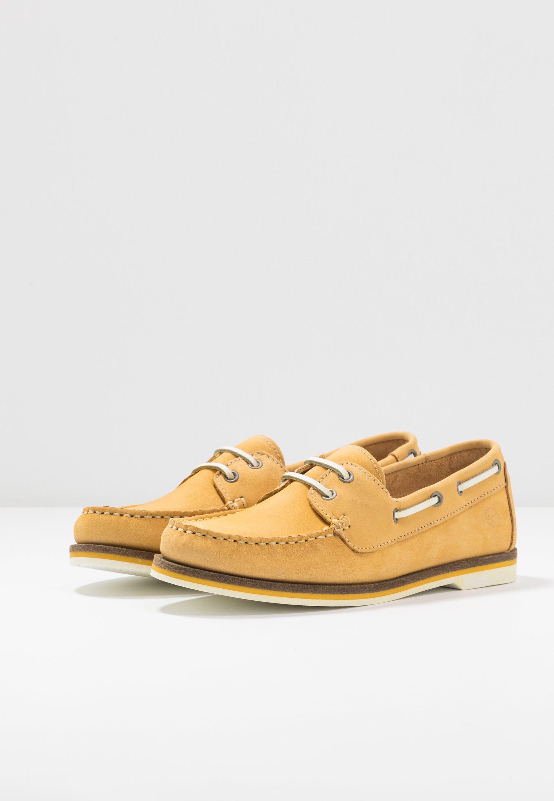Tamaris LACE-UP - Båtsko - yellow Tamaris LACE-UP - Båtsko - yellow