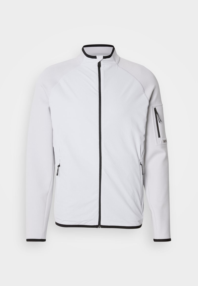 Boss Sweater met rits lichtgrijs Boss Sweater met rits lichtgrijs