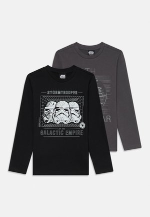 2 PACK UNISEX STAR WARS LONG SLEEVE TOP - Top s dlouhým rukávem - dark grey/black