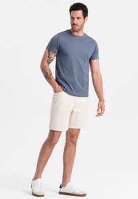 Ombre T-shirt basic - dark blue