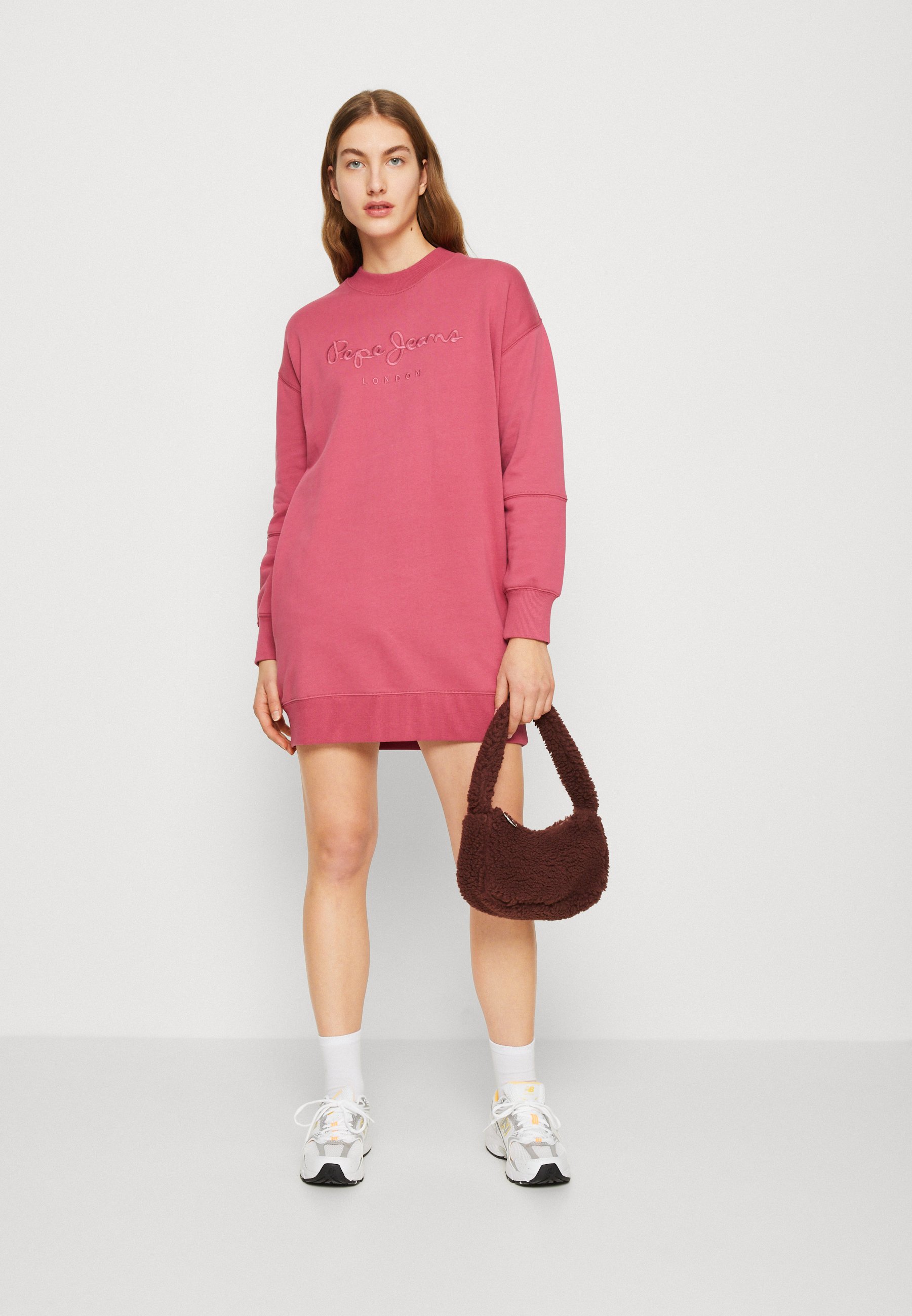 Pepe Jeans LEXIE - Vestido informal - dark blush/salmón -