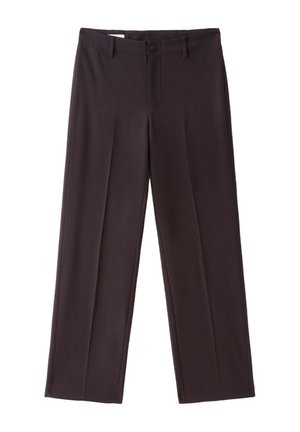Stradivarius, SMART SLIM FIT STRAIGHT-LEG TROUSERS 04544198 - Pantalon classique - dark purple