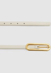 Reiss CHAYA THIN ELONGATED BUCKLE - Riem - off white