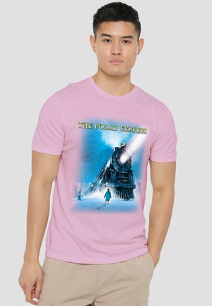 Cotton Soul, POLAR EXPRESS/BIG TRAIN - Print T-shirt - pink