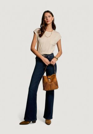 Morgan T-shirt con stampa - beige