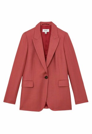 Reiss, PETITE FIT - JULES SINGLE-BREASTED PEAK-LAPEL SUIT BLAZER . - Blejzer - burnt red