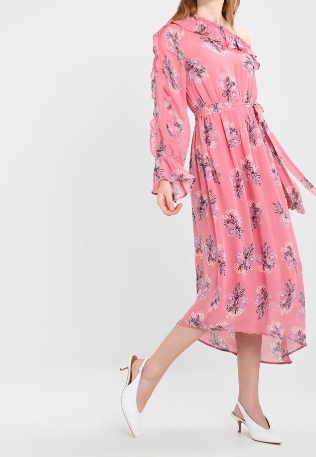 topshop pink maxi dress Topshop racer neck satin bias maxi dress in pink
