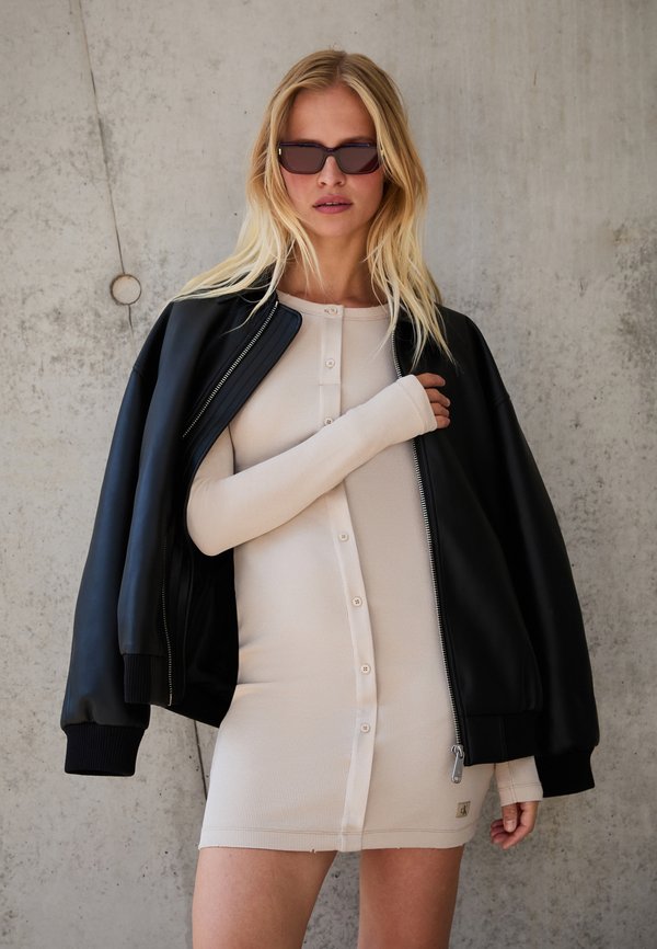 EXCLUSIVE LABEL DRESS - Jersey dress - classic beige