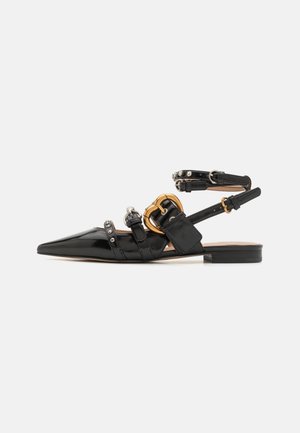 Pinko, Ballerines à brides arrière - black