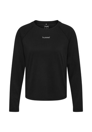 Hummel, MOMENTUM - Langærmet T-shirt - black