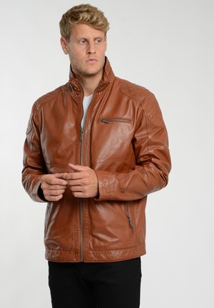 JCC Leather jacket - cognac