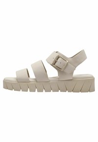 5-28710-42 Platform sandals beige