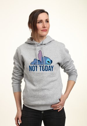 LILO & STITCH STITCH NOT TODAY - Kapuzenpullover - heather grey