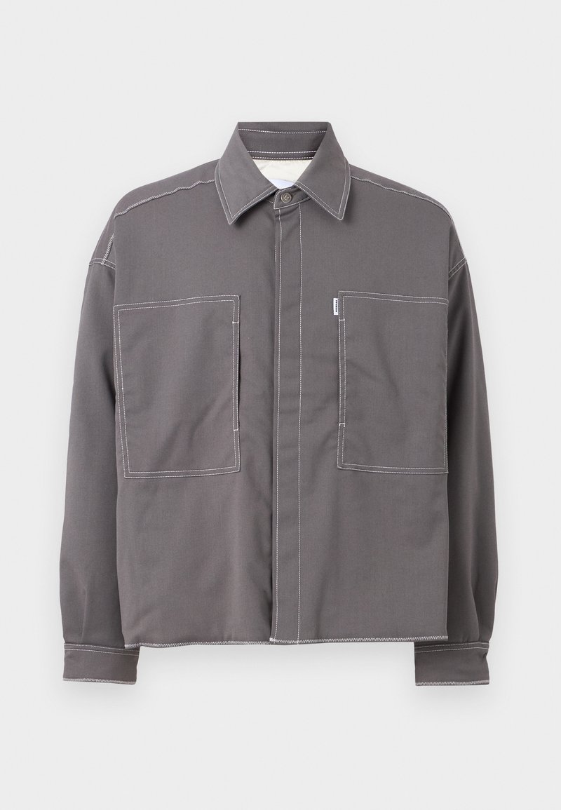 Bonsai Overhemdblouse grijs Bonsai Overhemdblouse grijs