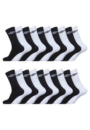 LOT DE 20 PAIRES DE TENNIS L - Chaussettes de sport - noir/blanc