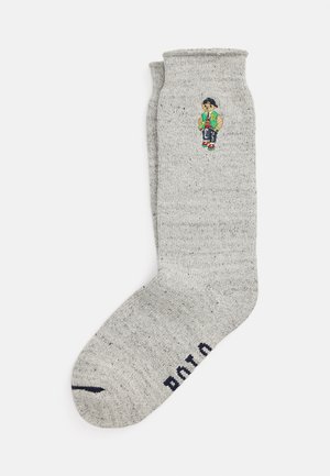 POLO BEAR HEATHERED COTTON BLEND SOCKS - Zoknik - grey heather