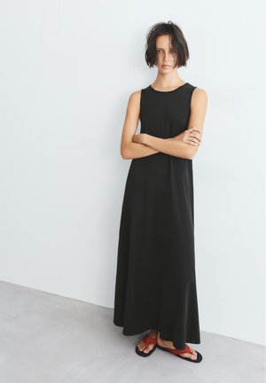 PULL&BEAR LONG T-SHIRT DRESS - Dzsörzéruha - dark grey