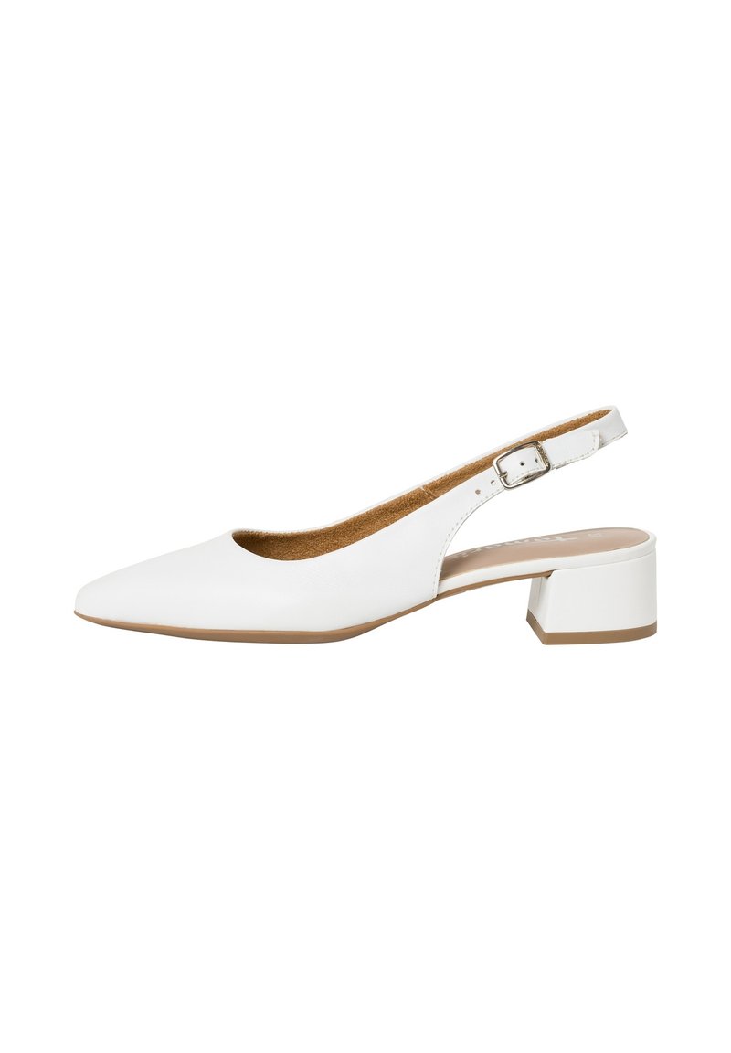 Tamaris Klasické lodičky na opätku - white leather