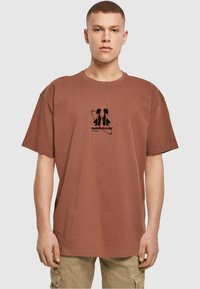 MJ Gonzales CIRCLE HEAVY OVERSIZED - T-shirts print - bark