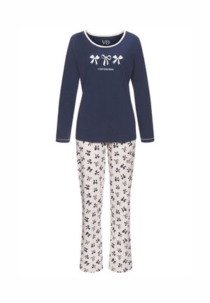 LASCANA, LASCANA PYJAMA SET - Pyjama set - marine rosa-gemustert