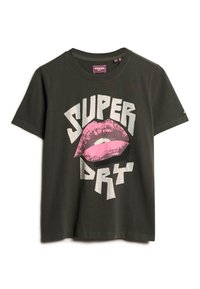 Superdry & Co Camiseta estampada - washed black