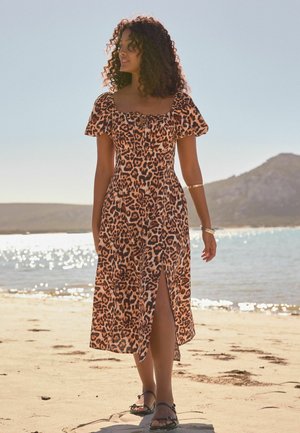 PUFF SLEEVE  TALL REGULAR FIT - Day dress - animal
