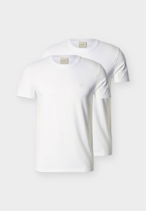 STRETCH SLIM TEE LIQUID TOUCH TEES 2 PACK - Basic póló - bright white