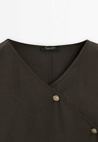 Massimo Dutti Bodywarmer - mottled dark brown