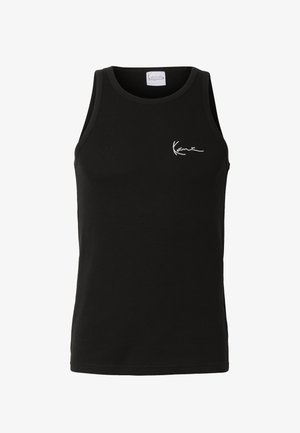 Karl Kani, CHEST SIGNATURE ESSENTIAL WAFFLE TANKTOP - Top - black