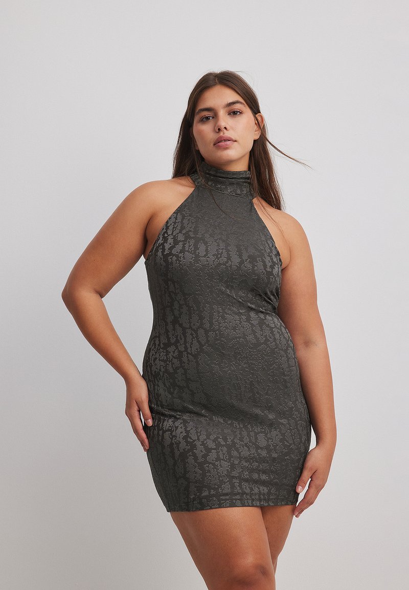 NA-KD Etui-jurk grijs NA-KD Etui-jurk grijs