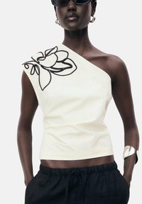 Mango - Top - off white Miniatuurafbeelding 1