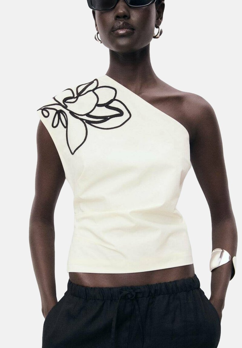 Mango - Top - off white, Vergroten