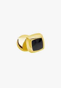 Selected, gold coloured black