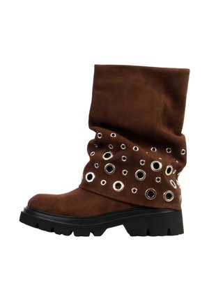 Bottines à plateau - marron