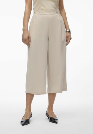 CULOTTE VMGISELLE - Stoffhose - beige