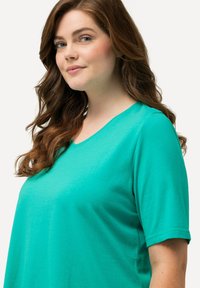 Ulla Popken GRANDES TAILLES - T-shirts basic - turquoise