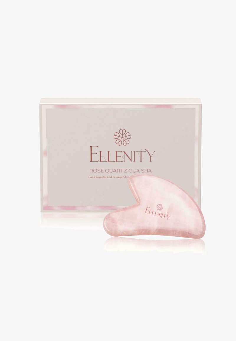 Ellenity - ELLENITY ROSE QUARTZ GUA SHA – GRADE A QUALITY - Gua sha & rollers - rosa, Enlarge