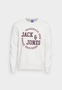 JORARON CREW NECK - Camisola - white melange