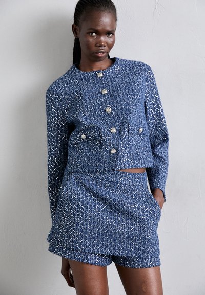 Maje Shorts - bleu argenté