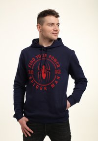 Marvel SPIDER-MAN CLASSIC POWER - Jersey con capucha - navy blue