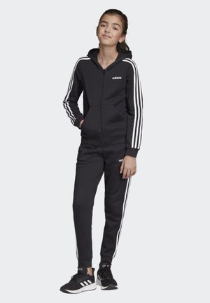 adidas Performance, 3-STRIPES HOODIE - Felpa con zip - black