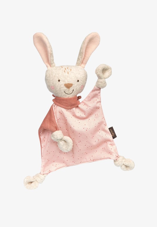SCHNUFFELTUCH HASE - Kuscheltuch - rosa weiß