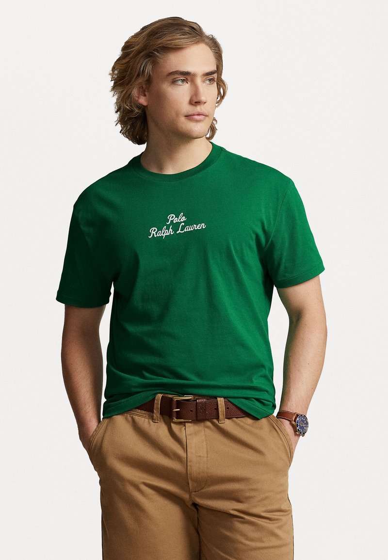 Polo Ralph Lauren SHORT SLEEVE UNISEX - Tricou cu imprimeu - kayak green