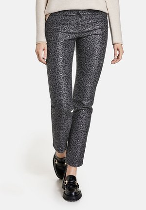 MIT LEODESSIN - Straight leg jeans - black