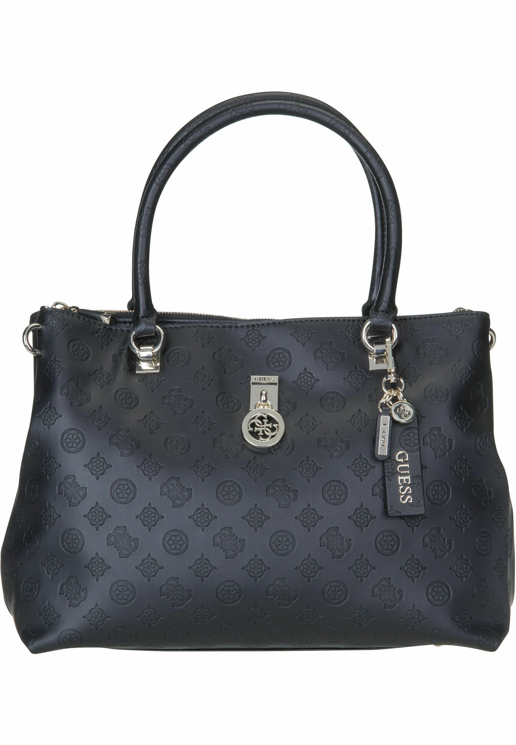 Sac à Main GUESS Mauritius Lg En Simili Cuir, Couleur Chameau Multi, Taille Medium - Neuf Avec étiquettes