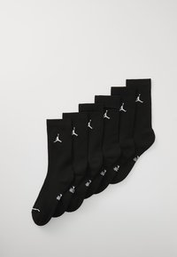 CUSH CREW 6 PACK - Športne nogavice - black/white