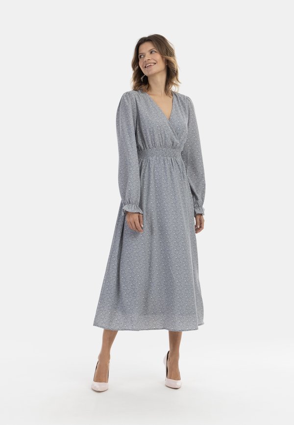 MIT ALLOVER-PRINT - Freizeitkleid - blau